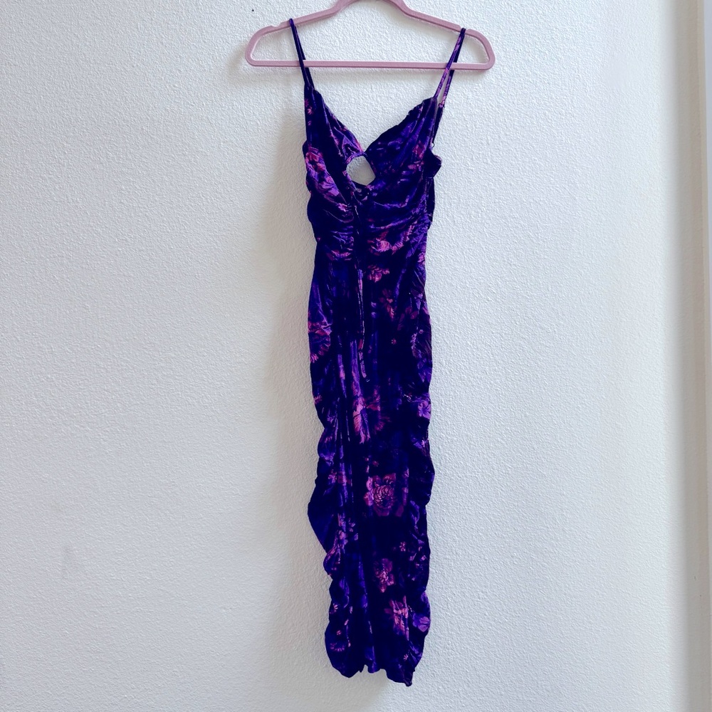 Elegant Purple and Pink Dress Size 6